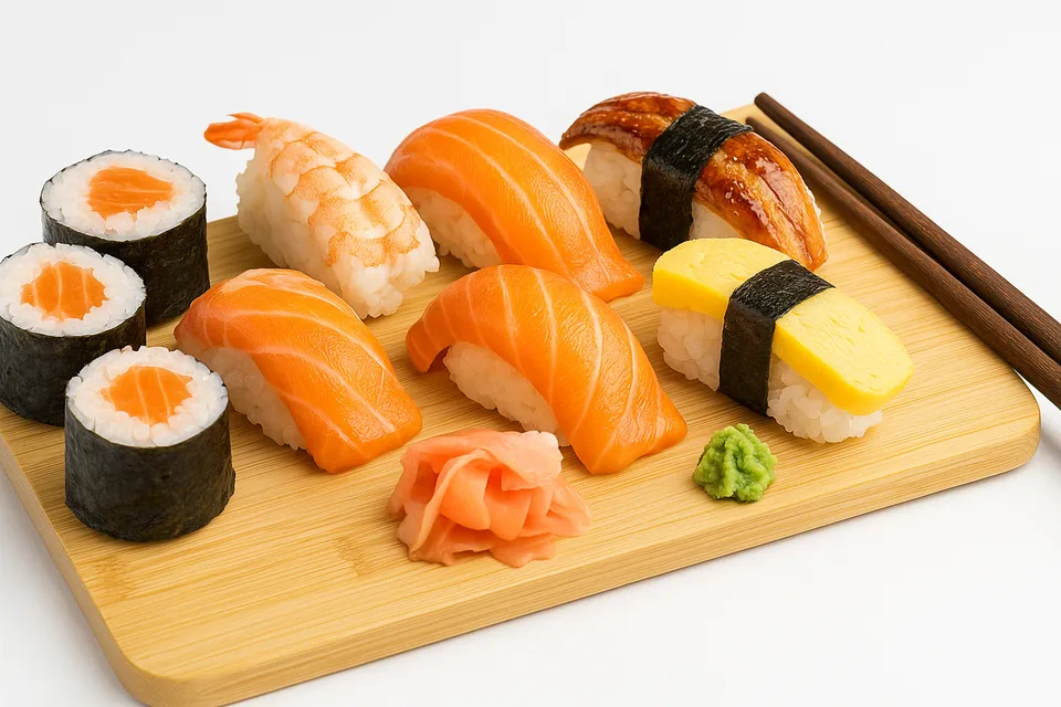 Original sushi platter photo